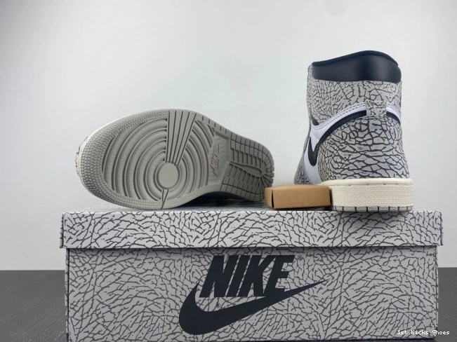 1st Kicks White 1 Air Jordan Cement OG High DZ5485-052 0728